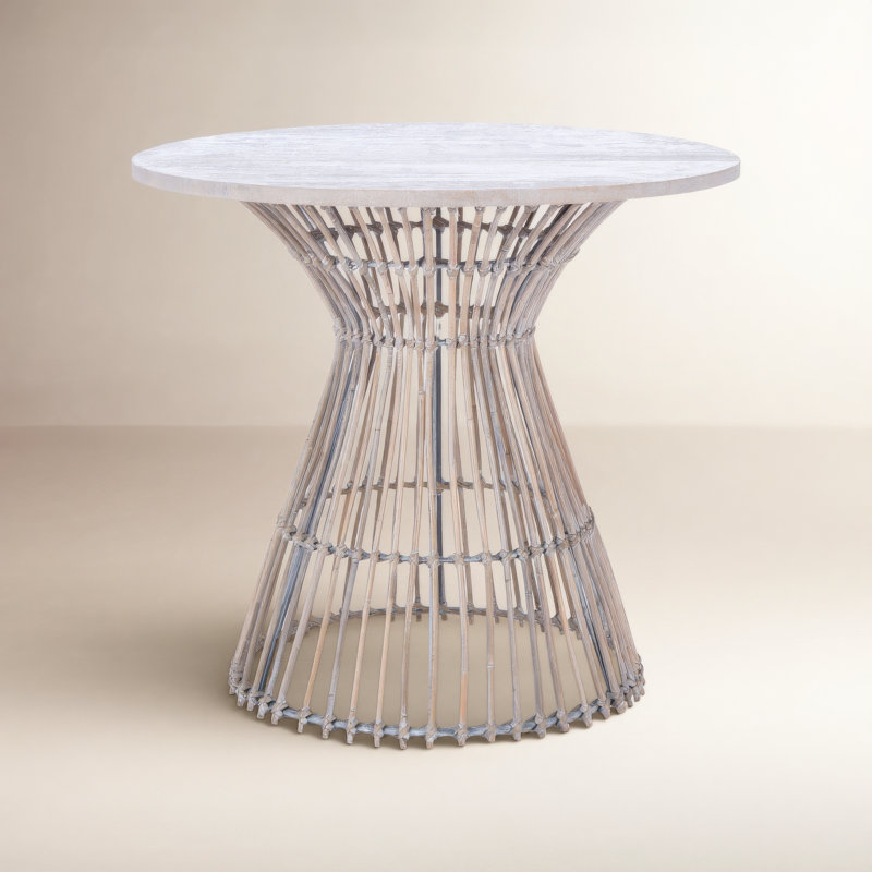 Table de bout Angelo, Gris blanc délavé