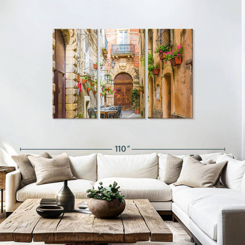 Sebbie Al Fresco In Positano, 48" H x 74" W