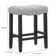 Ileana Upholstered Counter Stool with Solid Wood Frame