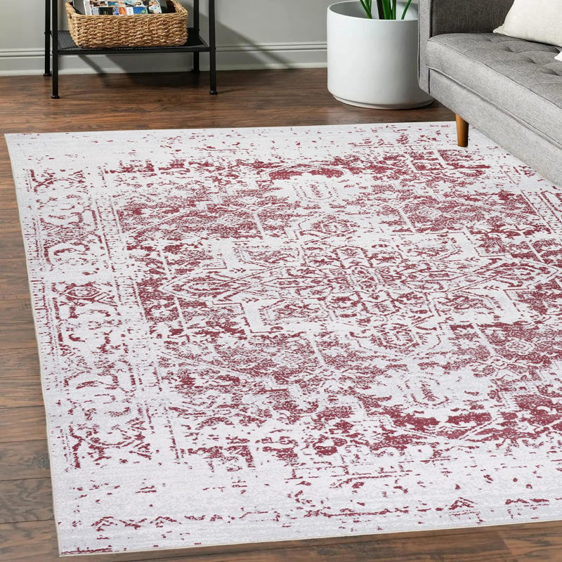 Jasik Washable Abstract Indoor Rug, Rectangle 8' x 10'