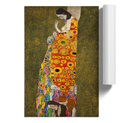 Hope II by Gustav Klimt - Frameless Print