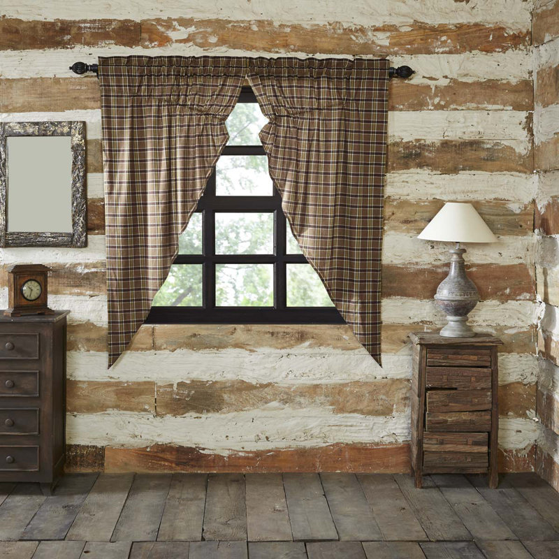 Wyatt 100% Cotton Room Darkening Curtain Panel Pair