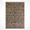 Original Hand Knotted Traditional Pattern Green Wool and Cotton Rug