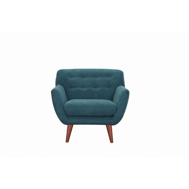 Fauteuil, fauteuil d'appoint rembourré pour chambre à coucher, salon, Sarcelle