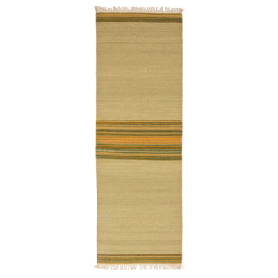 Jadira Green Kilim 2'2" x 6'7"