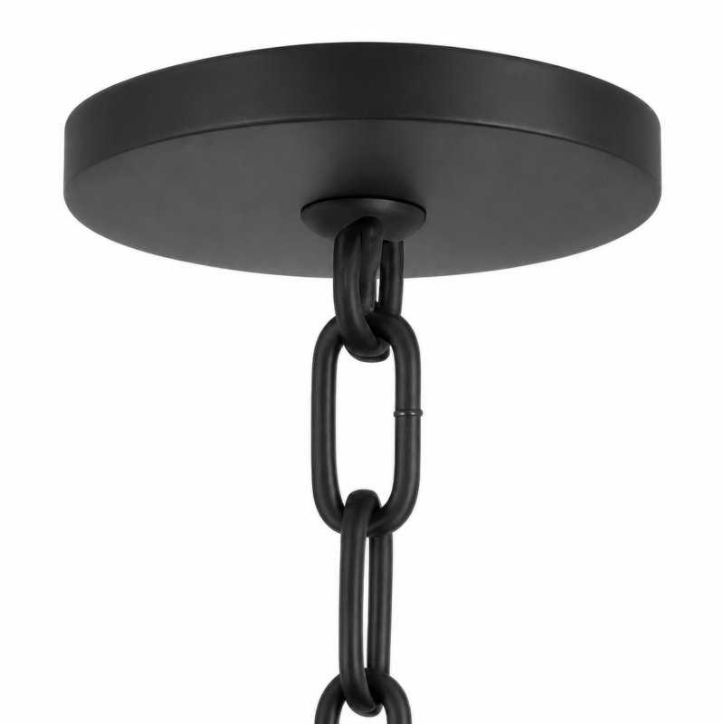 Urchin 6-Light Pendant, Black