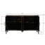 Armoire d'appoint 60 pouces avec 4 portes - Table d'appoint de salon moderne brun et tablette réglable-1109289994