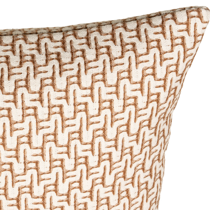 Coussin décoratif Brich Lane Cascade, Polyester, Rectangle H 14 po x l 26 po, Orange