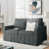 100 % polyester gris foncé