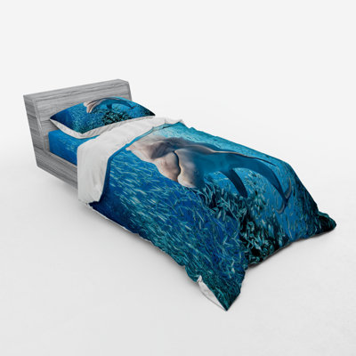 Ensemble de housse de couette sea animaux