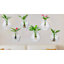 Ensemble de 6 pots à fleurs ronds à suspendre au mur, vases station de propagation avec cintres, terrarium ou pots à fleurs hydroponiques pour la décoration intérieure-682738965-682738967