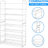 12 Pair Stackable Shoe Rack-1573556987