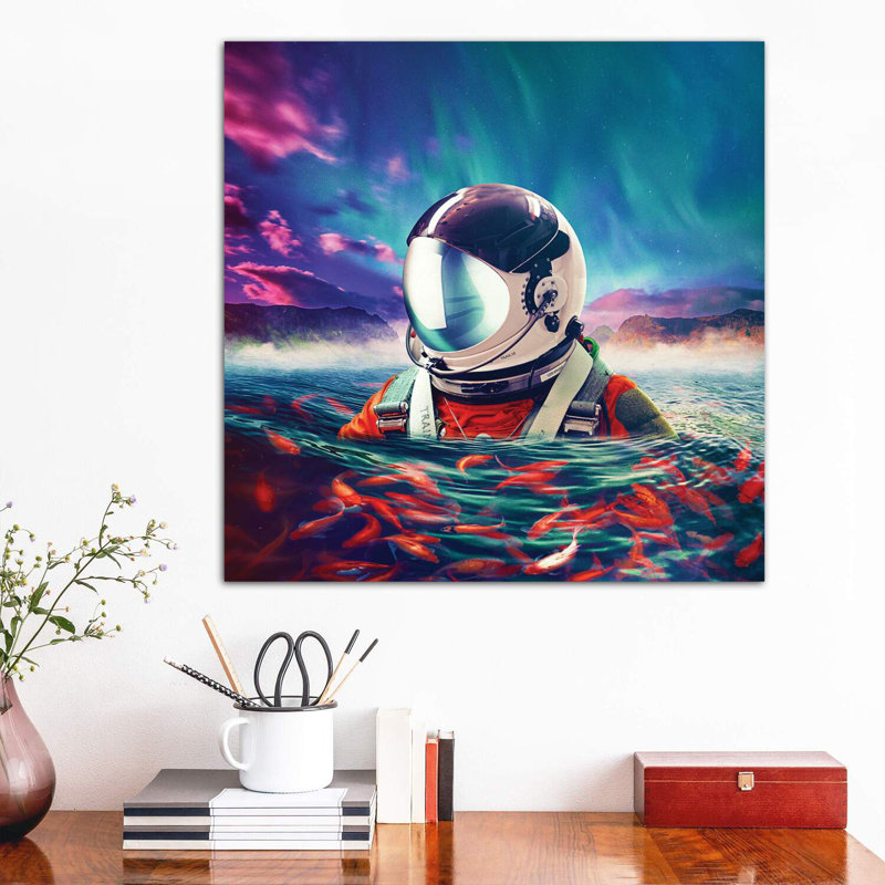 «Belongingness» par Transparent - impression d'art graphique, Toile tendue, H 12 po x l 12 po x P 1,5 po