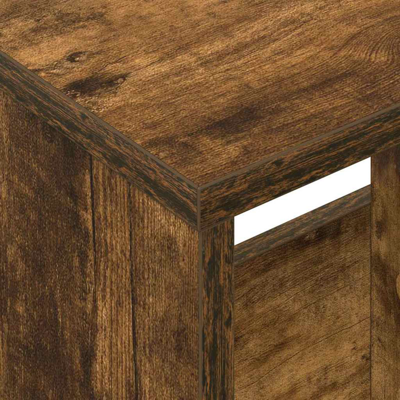 Wood Free Standing Magazine Rack, Brown