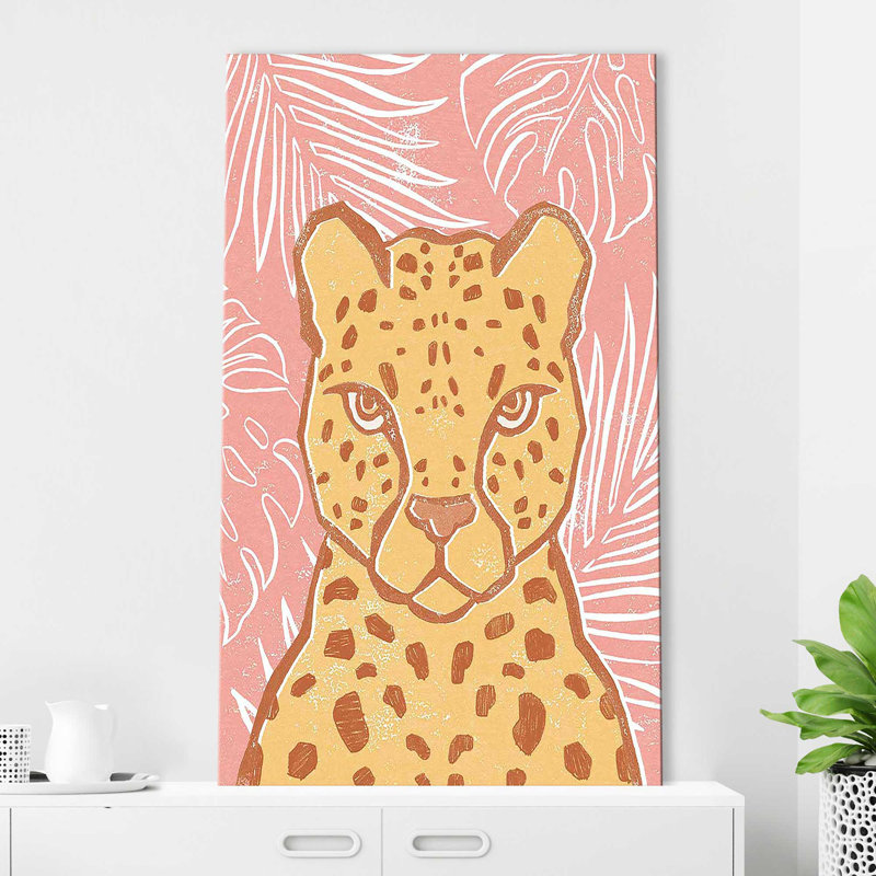 Jungle II - impression, H 40 po x l 24 po x P 1,5 po, Toile tendue