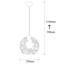 Lustre noir moderne, hauteur réglable, plaque de base 9 po, hauteur 47 po | Corps en fer | 9,8 po de diamètre | Douille E27 (40 W maximum) | Éclairage élégant pour la maison, le bureau et la salle à manger, conception élégante et originale-356990359
