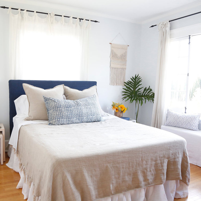 Montauk Hand Woven Blanket, 50" W x 60" L, Cream