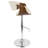 Betuel Swivel Upholstered Adjustable Height Counter Stool with Metal Frame