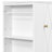 20" Freestanding Small Bathroom Storage with Single Sink, Narrow Compact Vanity with Diamond Pattern Door, Gold Handle, Side Shelves & Towel Bar-89508898