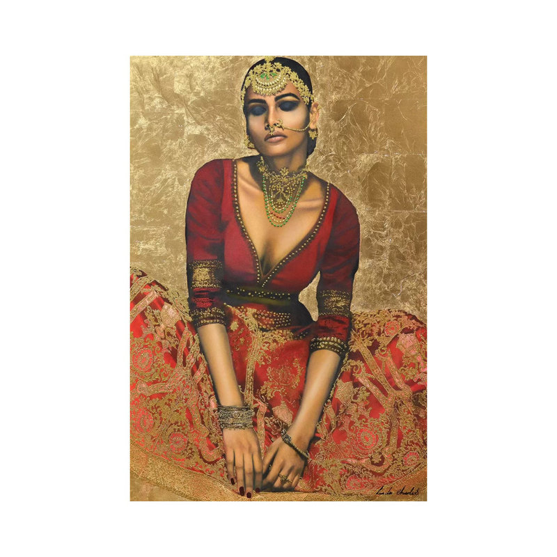 Sone Ka Mahal (Palace of Gold) 1 Piece Wrapped Canvas Wall Art, 20.32 cm H x 30.48 cm W