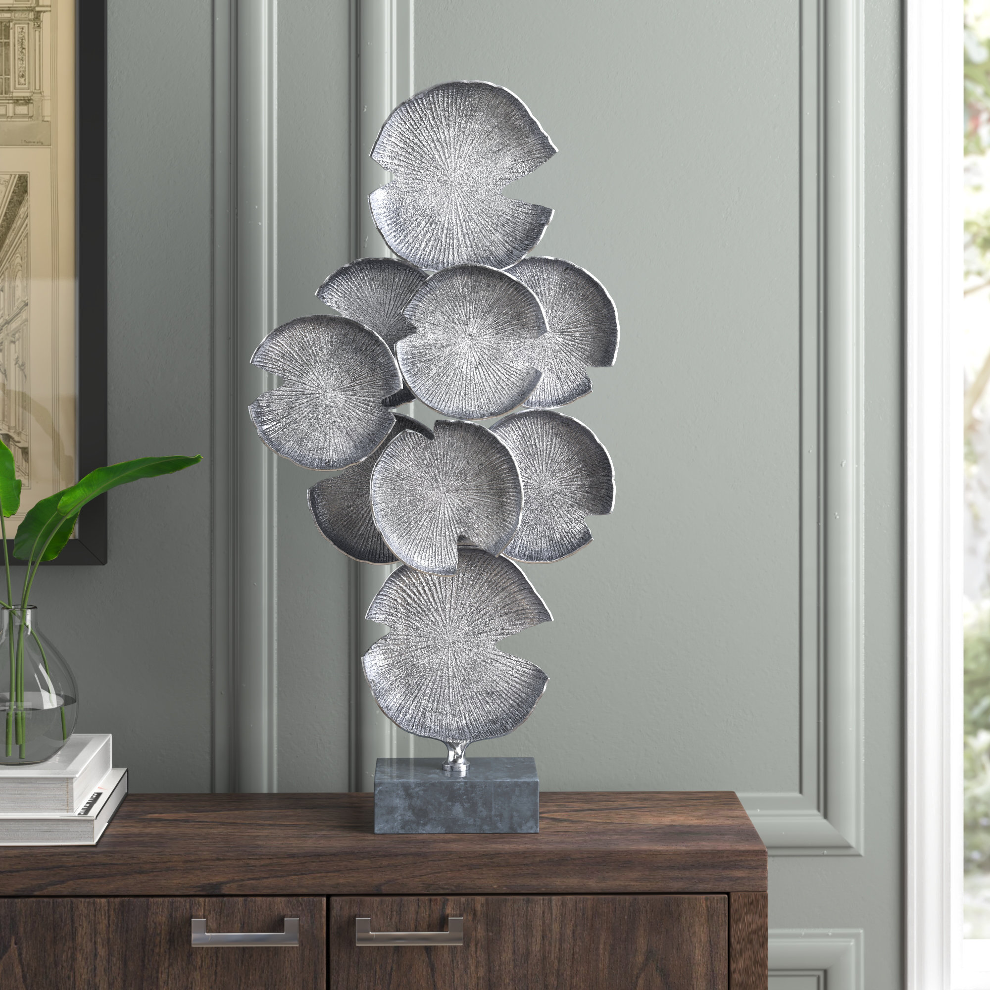 Brayden Studio® Carland Geometric & Shapes Sculpture & Reviews