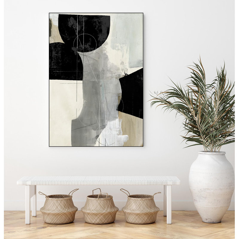 Jet Black Ii '', toile encadrée par Giant Art