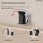 Robinet de baignoire romaine avec douche à main et valve Waterfall-79598563