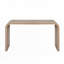 Console, table d'entrée de 59 po, table de style cascade courbée-1691158032