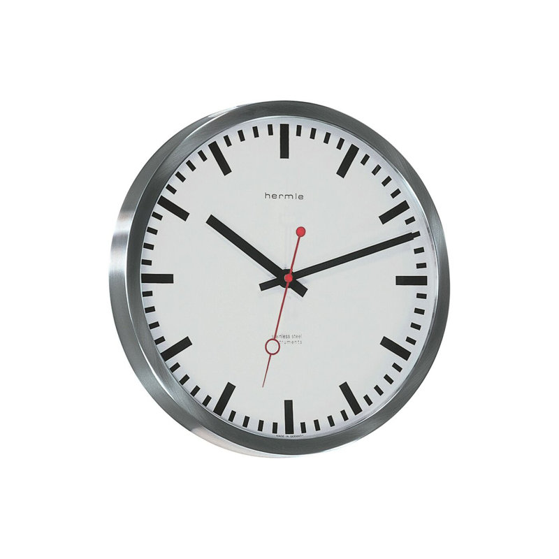 Metal Wall Clock, Sky Blue