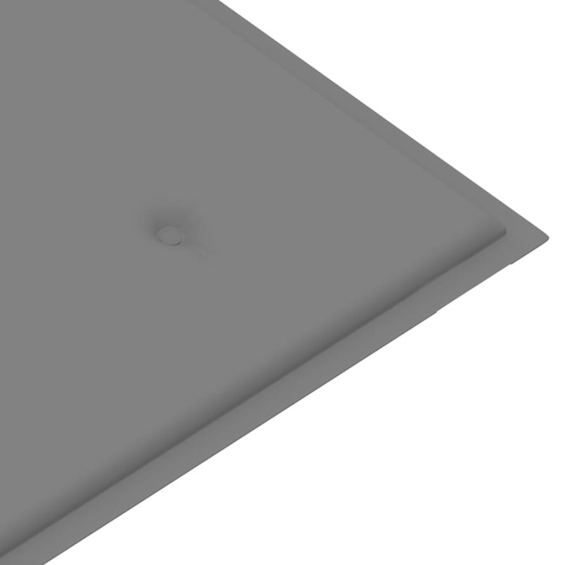 Banc de jardin en rotin / bambou Wingert, Gris