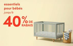 essentiels pour bébés en solde