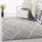 Keana Geometric Gray/Cream Area Rug-1300617956
