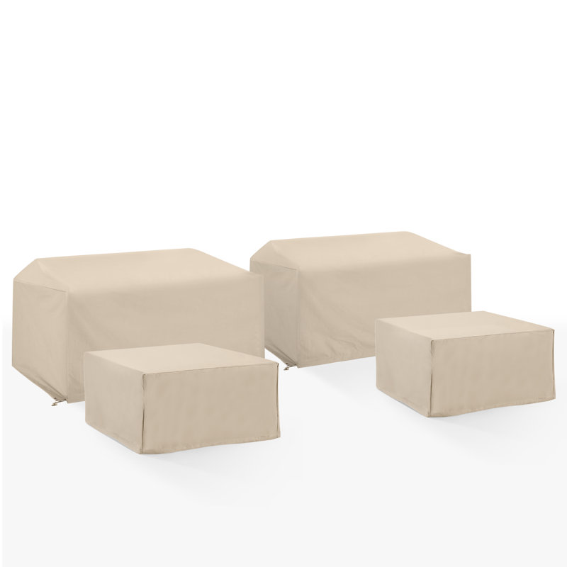 Furniture Covers Outdoor Conversation Set Cover, Tan
