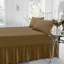 Percale Valance Sheet Polycotton Solid Colour Bed Sheet Single Double King Super King Machine Washable High Quality-19277566-19277569