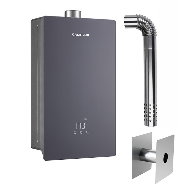 CAMPLUX 4.22 GPM 102,000 BTU Indoor Propane Tankless Water Heater with Vent Kit