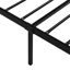 Structure de lit robuste en métal, style moderne et confortable pour toute chambre à coucher avec assemblage facile et capacité de poids élevée