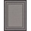 Tapis intérieur / extérieur gris à motif géométrique Stelios-1342805319