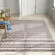 Cleodora Handmade Ivory/Dark Brown Rug