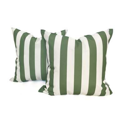 Striped Outdoor Accent Pillow Covers
