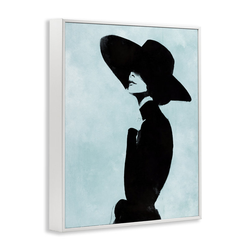 Giclée Eclipse In Black, conception de Svetlana Aleynikova, Encadrement giclée blanc côtier, H 30 po x l 24 po