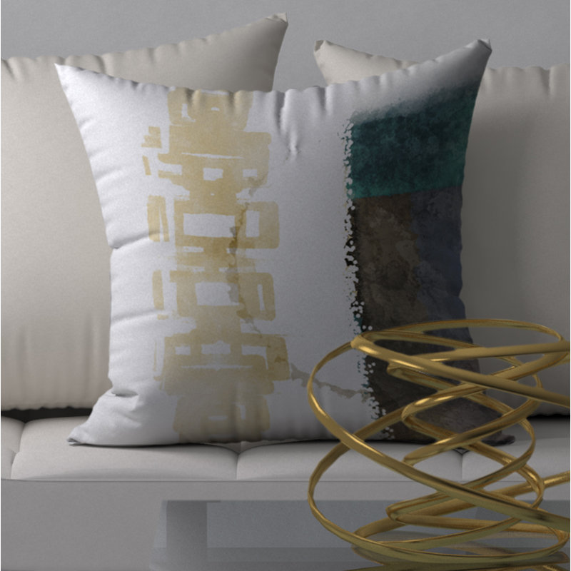 Housse de coussin carrée et somptueuse sensationnelle, 18 po x 18 po