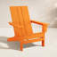 Chaise Adirondack en polyéthylène haute densité l 30,7 po Erlene-86552597
