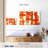 Orange Abstract Canvas Print-598247701