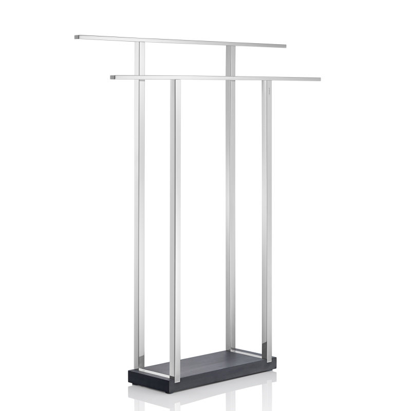 Menoto Freestanding Towel Stand, Polished