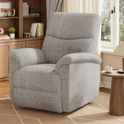 Fauteuil à bascule surdimensionné et pivotant en chenille manuelle avec accoudoirs surdimensionnés 38 6 et siège très large 350 lb
