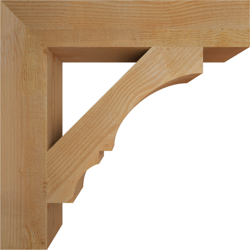 Support de bloc Balboa, L 6 po x P 32 po x H 32 po, Sapin Douglas scié brut