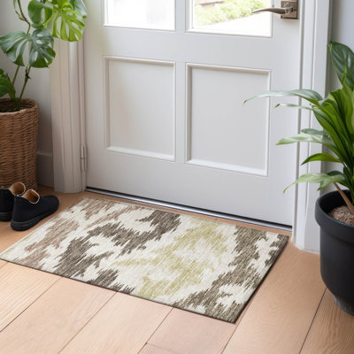 Premium Machine Washable Lisse Chocolate Rug