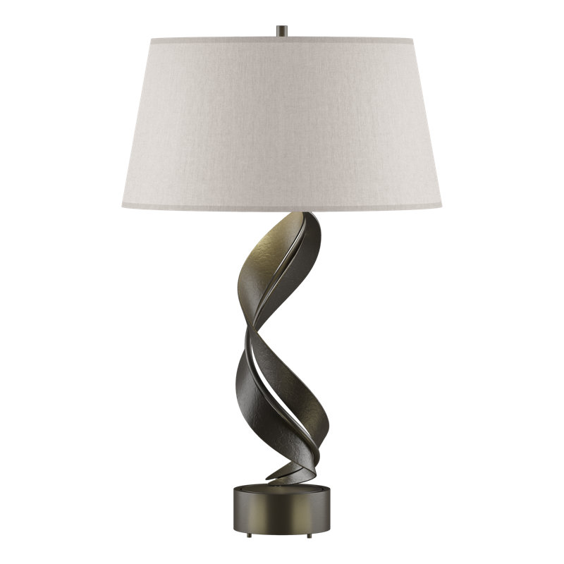 Folio 25.1" Table Lamp, Flax, Bronze