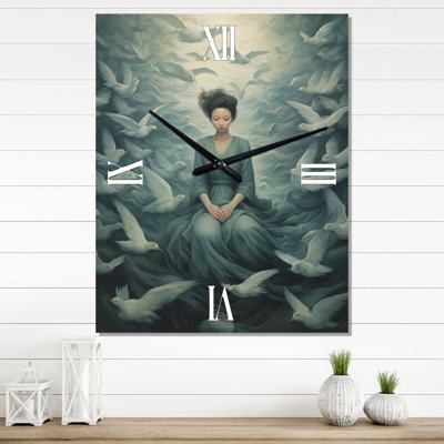 Horloge murale méditation Mindfulness