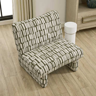  Fauteuil d'appoint Willa Green White